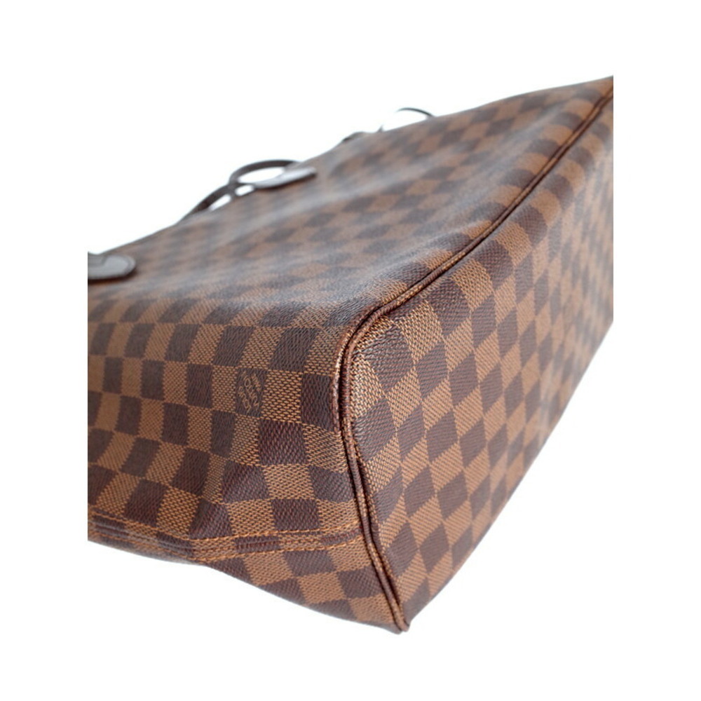 Louis Vuitton Tote Neverfull Brown Bag Damier Ebene - Picture 4 of 8